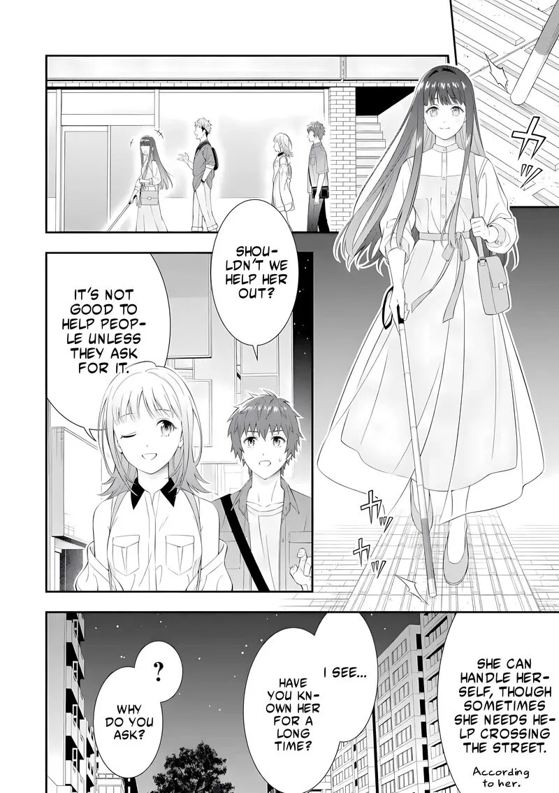 Toumei na Yoru ni Kakeru-kun to, Me ni Mienai Koi wo Shita. Chapter 1 page 14
