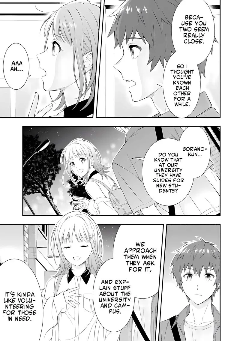 Toumei na Yoru ni Kakeru-kun to, Me ni Mienai Koi wo Shita. Chapter 1 page 15