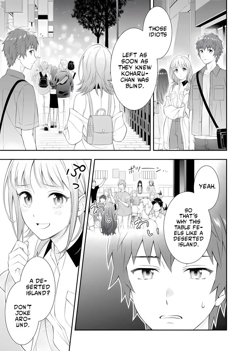 Toumei na Yoru ni Kakeru-kun to, Me ni Mienai Koi wo Shita. Chapter 1 page 13