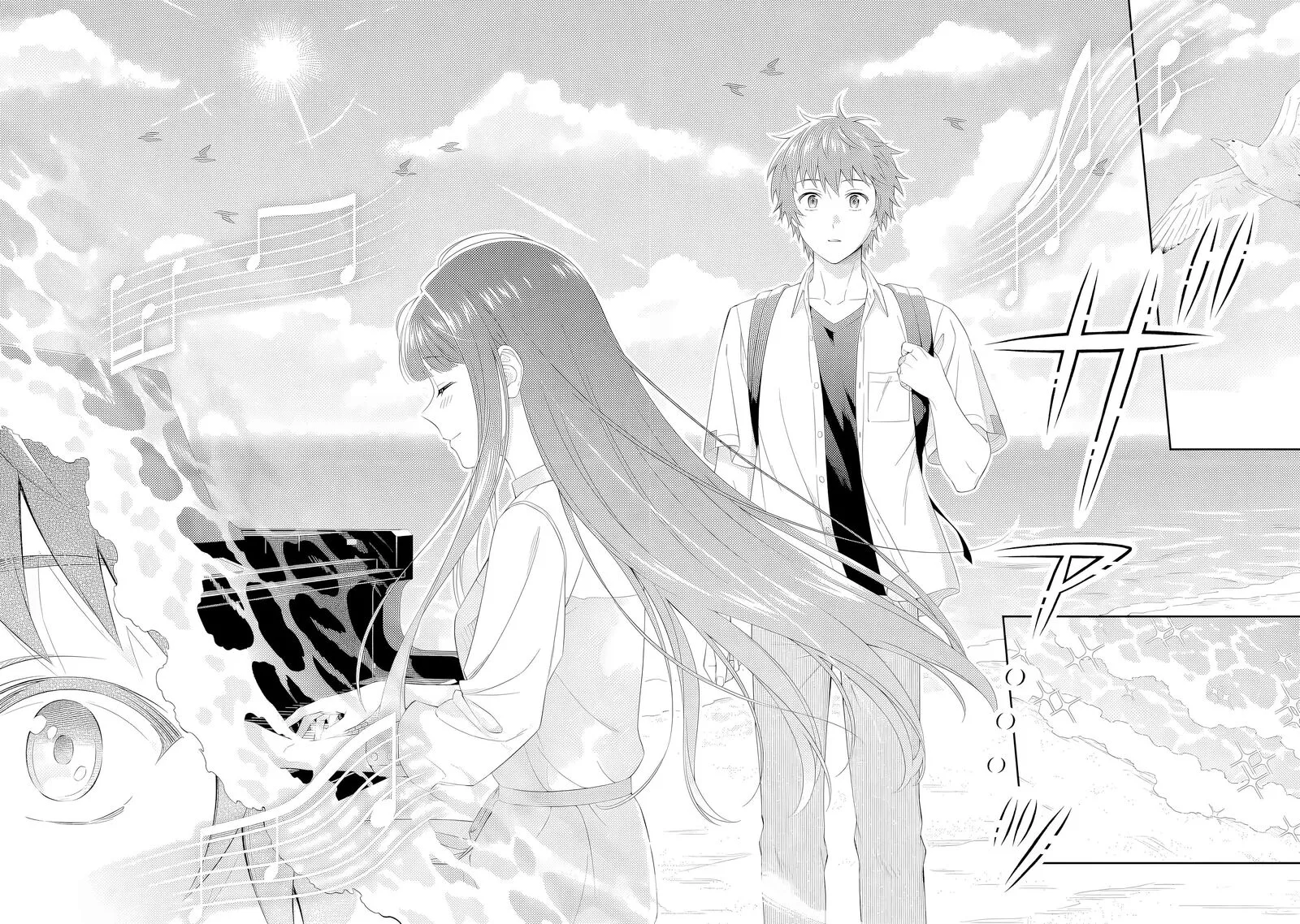 Toumei na Yoru ni Kakeru-kun to, Me ni Mienai Koi wo Shita. Chapter 2 page 30