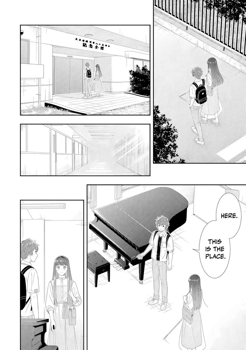 Toumei na Yoru ni Kakeru-kun to, Me ni Mienai Koi wo Shita. Chapter 2 page 24