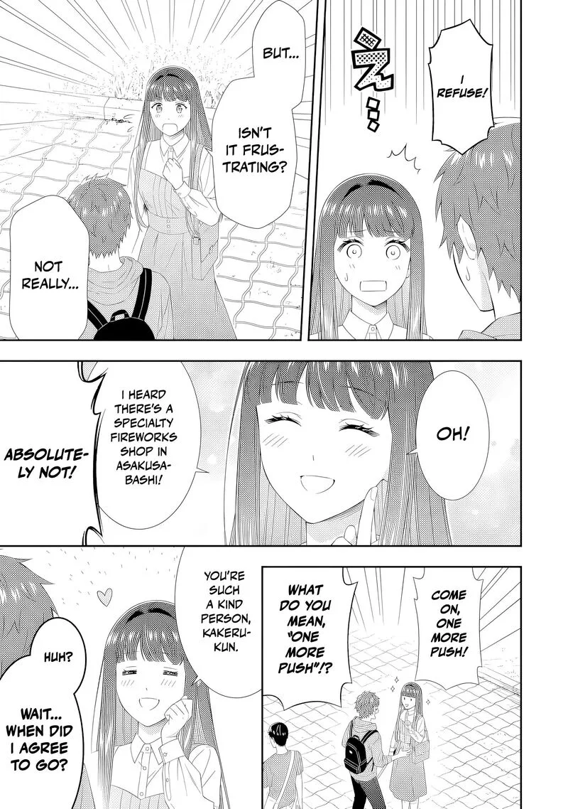 Toumei na Yoru ni Kakeru-kun to, Me ni Mienai Koi wo Shita. Chapter 3 page 39