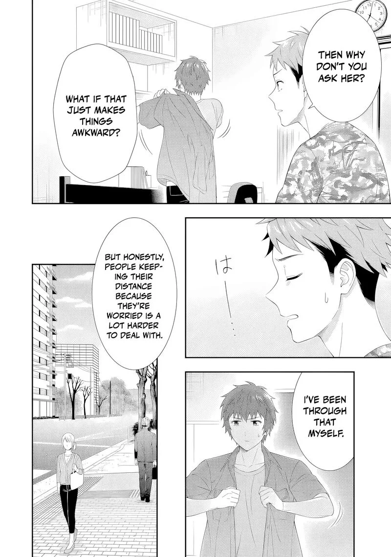 Toumei na Yoru ni Kakeru-kun to, Me ni Mienai Koi wo Shita. Chapter 3 page 46