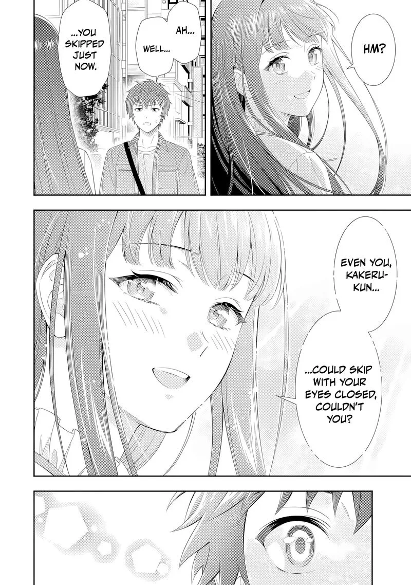 Toumei na Yoru ni Kakeru-kun to, Me ni Mienai Koi wo Shita. Chapter 3 page 54