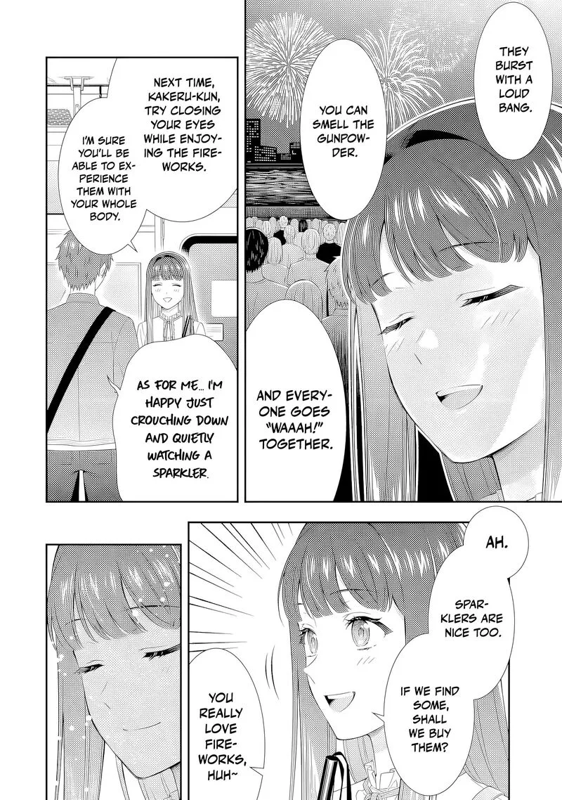 Toumei na Yoru ni Kakeru-kun to, Me ni Mienai Koi wo Shita. Chapter 4 page 4