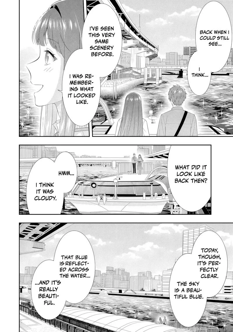 Toumei na Yoru ni Kakeru-kun to, Me ni Mienai Koi wo Shita. Chapter 4 page 40