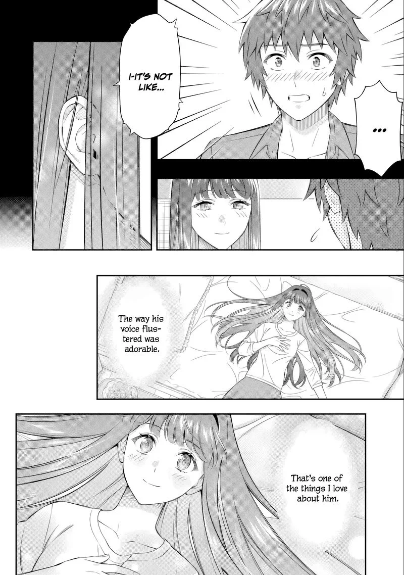 Toumei na Yoru ni Kakeru-kun to, Me ni Mienai Koi wo Shita. Chapter 5 page 22