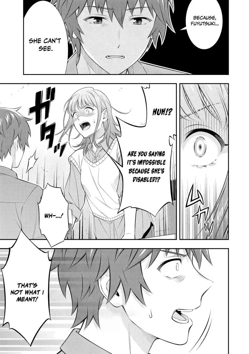 Toumei na Yoru ni Kakeru-kun to, Me ni Mienai Koi wo Shita. Chapter 7.2 page 2