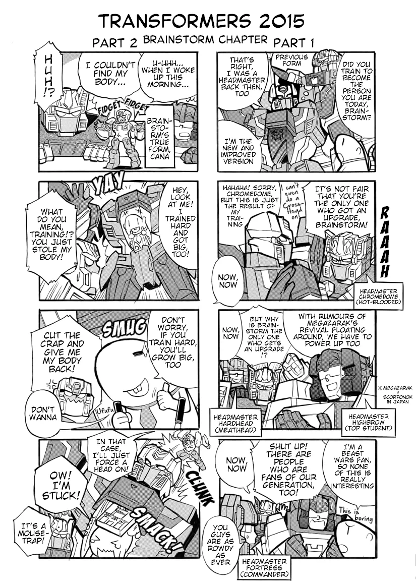 Transformers Legends Chapter 20 page 1