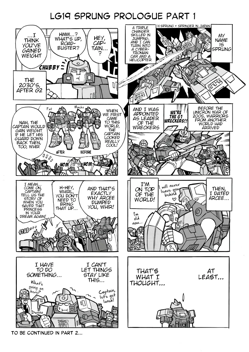 Transformers Legends Chapter 36 page 1