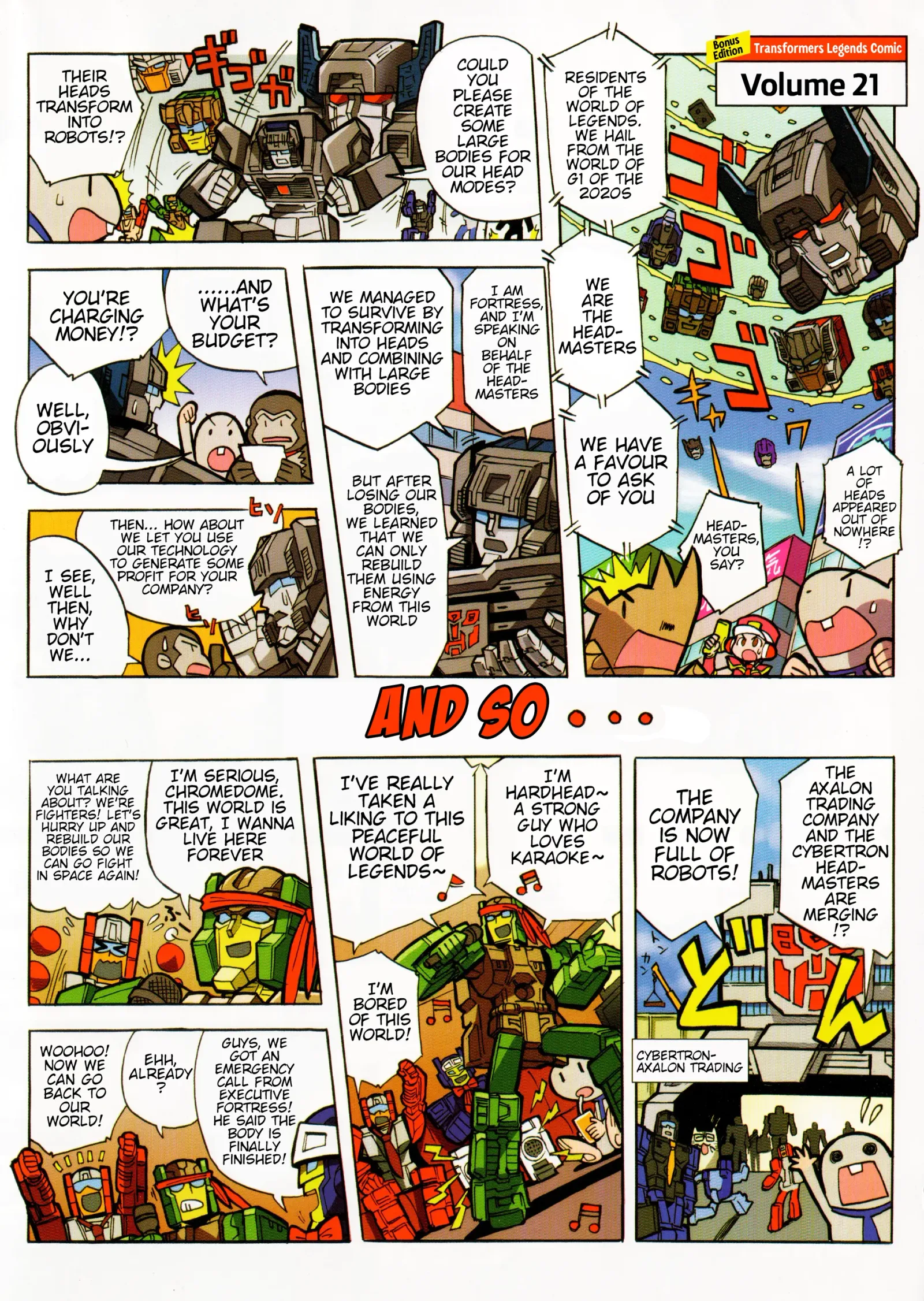 Transformers Legends Chapter 37.1 page 1