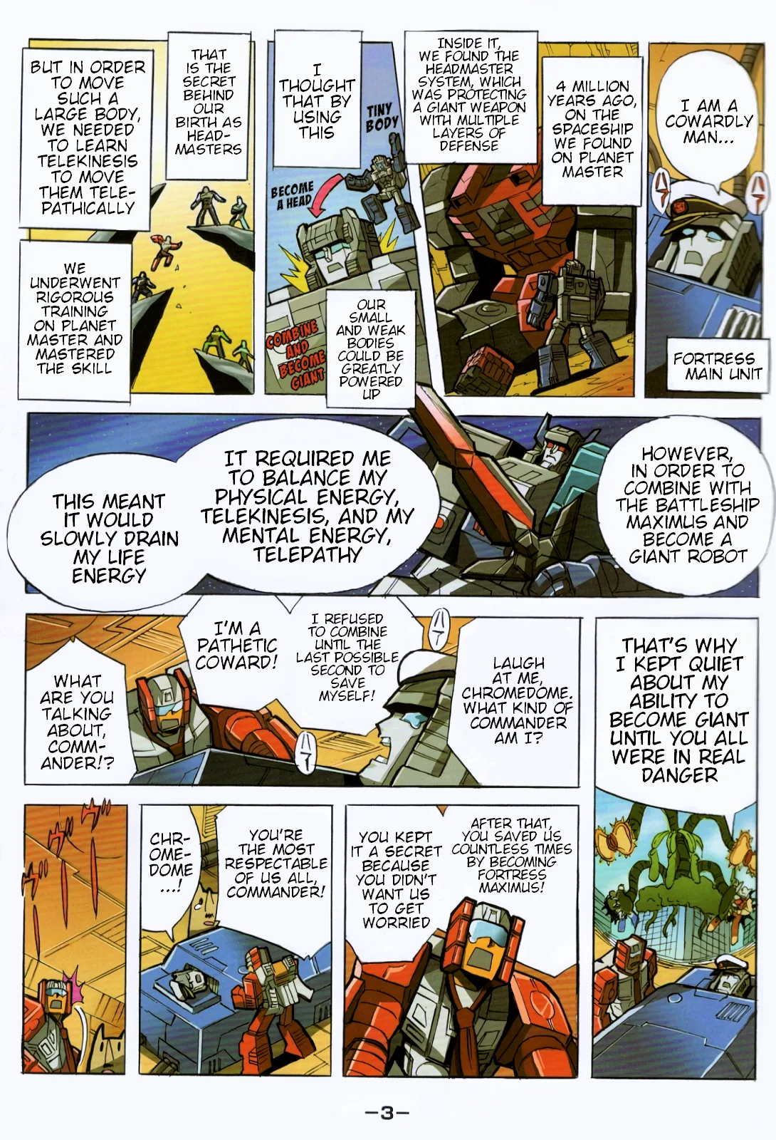 Transformers Legends Chapter 39.6 page 3