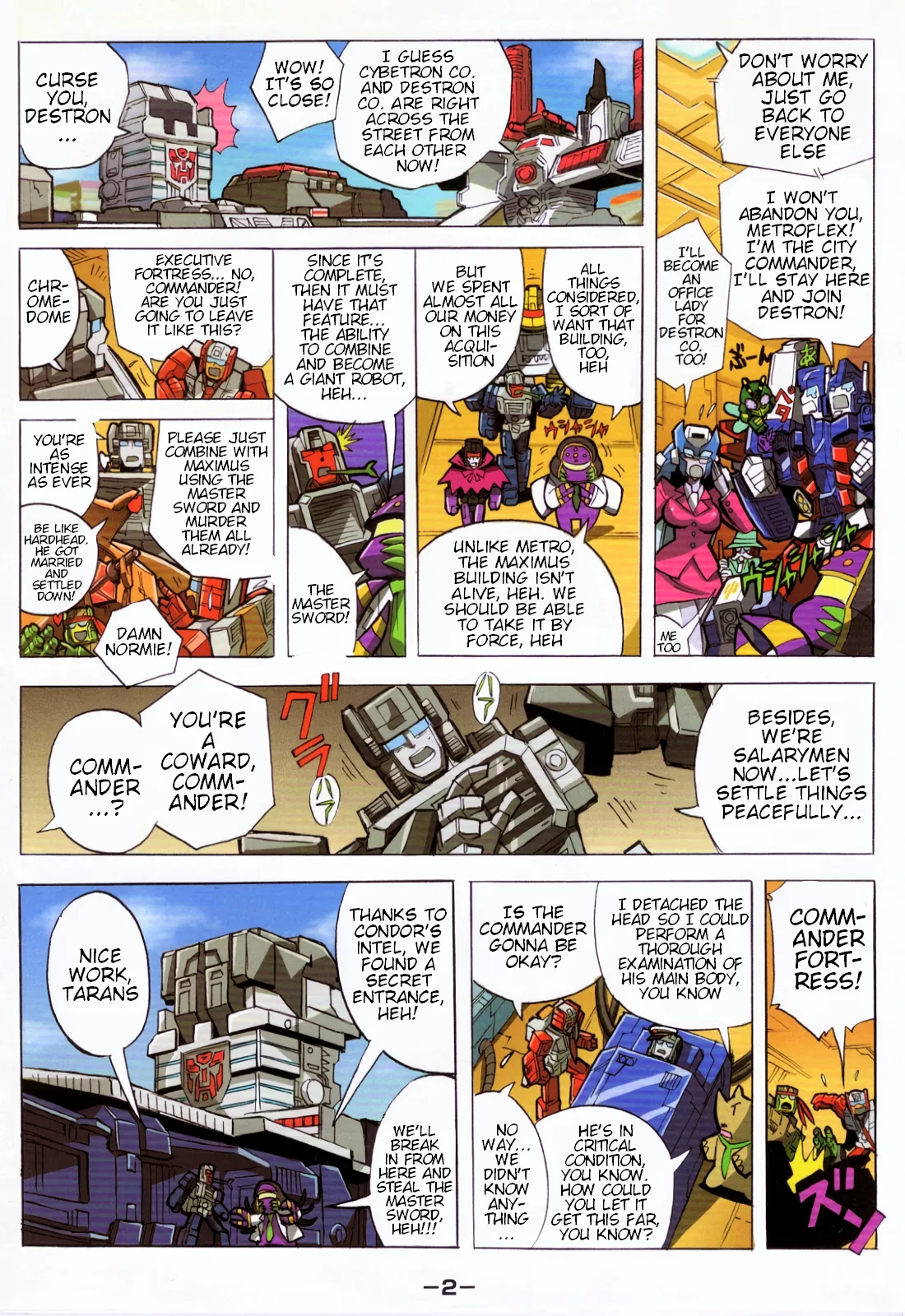 Transformers Legends Chapter 39.6 page 2