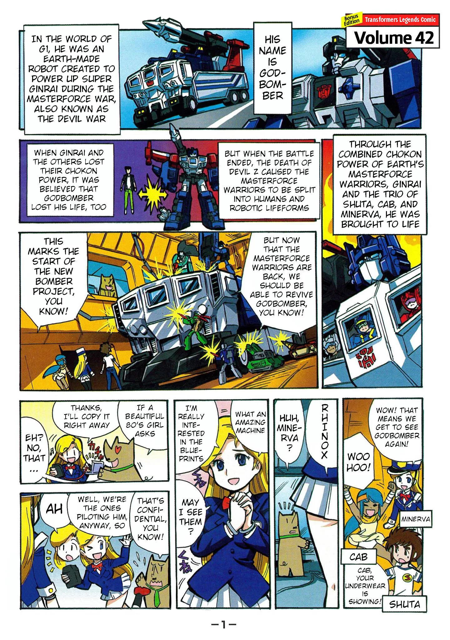 Transformers Legends Chapter 42.1 page 1