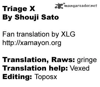 Triage X Chapter 10 page 1