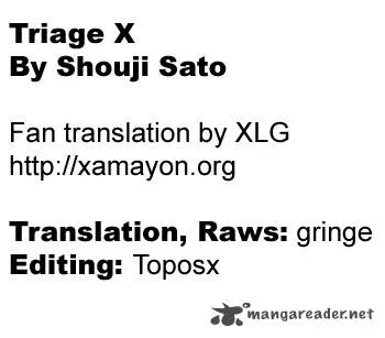Triage X Chapter 14 page 1