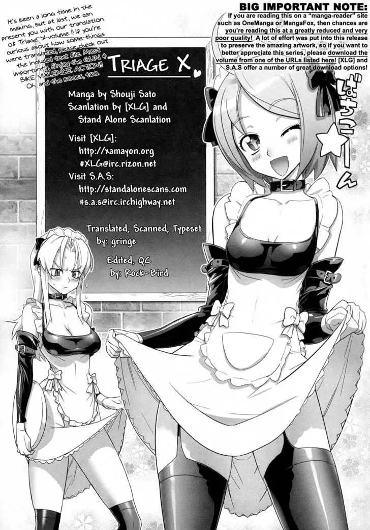 Triage X Chapter 3 page 1