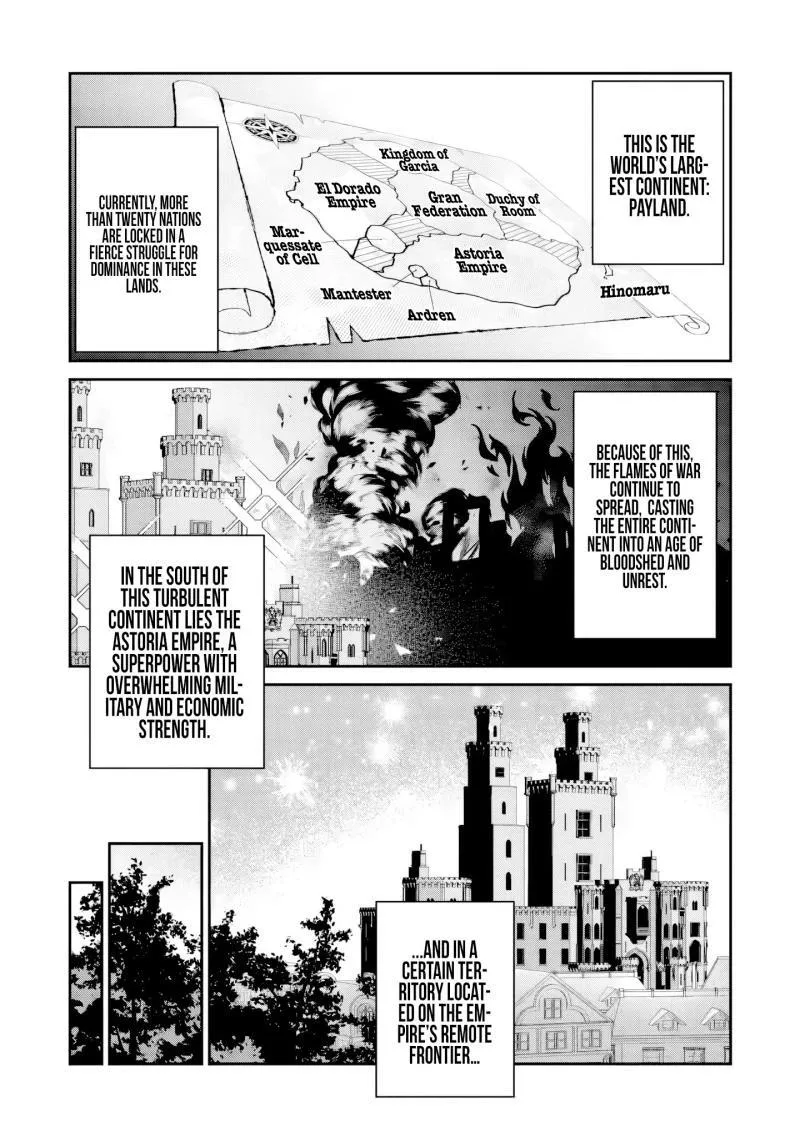 Tsuihou Sareta Danshaku Shisoku no Kareinaru Ryouchi Kaikaku ~Kuzu Oyaji ni Munou to Nonoshiraretakedo, Jitsuha Sekai Saikyou no Ryu Mahoutsukai desu~ Chapter 1 page 4