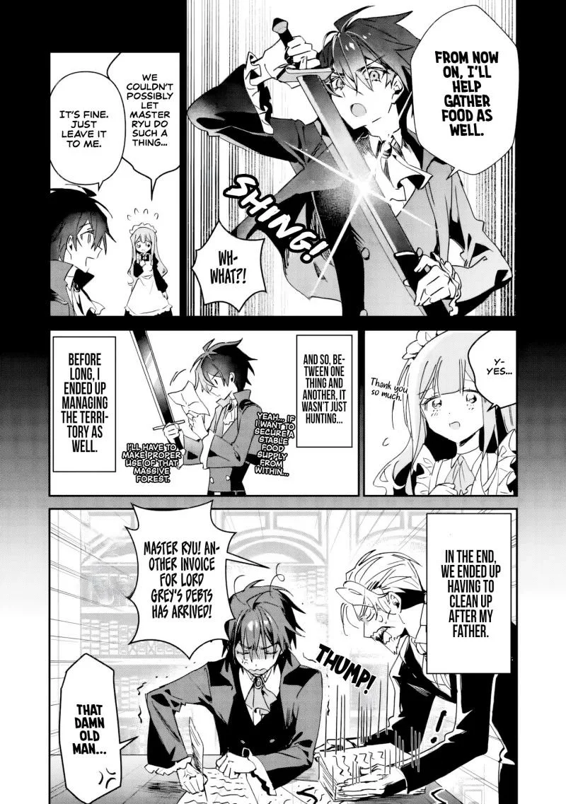 Tsuihou Sareta Danshaku Shisoku no Kareinaru Ryouchi Kaikaku ~Kuzu Oyaji ni Munou to Nonoshiraretakedo, Jitsuha Sekai Saikyou no Ryu Mahoutsukai desu~ Chapter 1 page 13