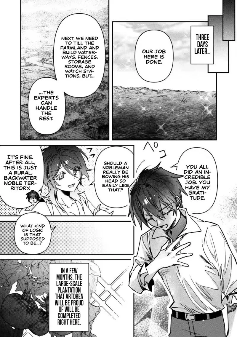 Tsuihou Sareta Danshaku Shisoku no Kareinaru Ryouchi Kaikaku ~Kuzu Oyaji ni Munou to Nonoshiraretakedo, Jitsuha Sekai Saikyou no Ryu Mahoutsukai desu~ Chapter 4 page 14