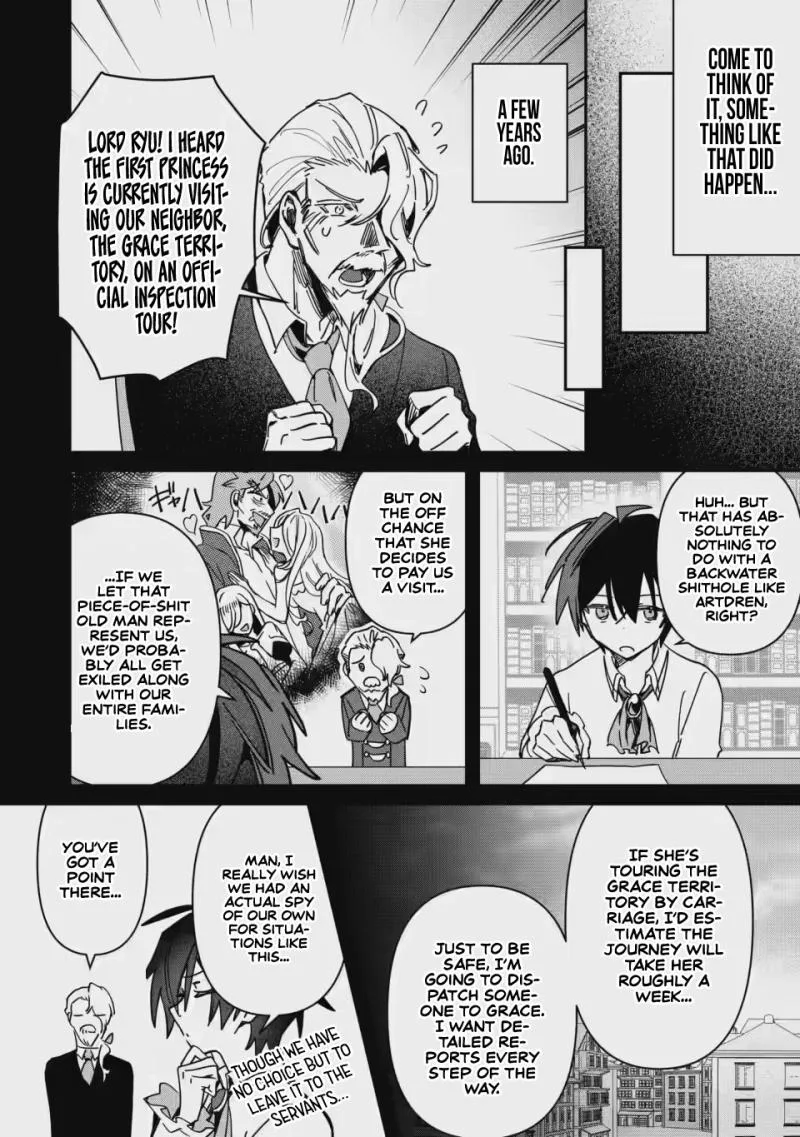 Tsuihou Sareta Danshaku Shisoku no Kareinaru Ryouchi Kaikaku ~Kuzu Oyaji ni Munou to Nonoshiraretakedo, Jitsuha Sekai Saikyou no Ryu Mahoutsukai desu~ Chapter 5 page 7