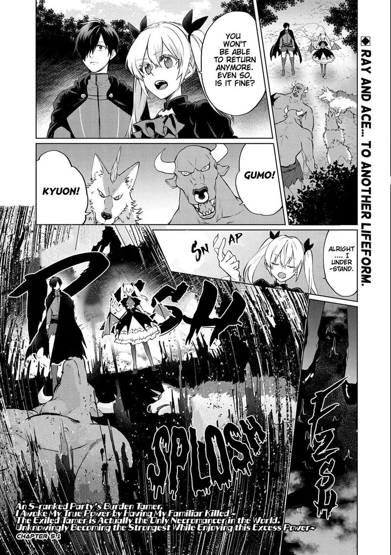 Tsuihou Sareta Onimotsu Tamer, Sekai Yuiitsu no Necromancer ni Kakusei Suru Chapter 5.1 page 2