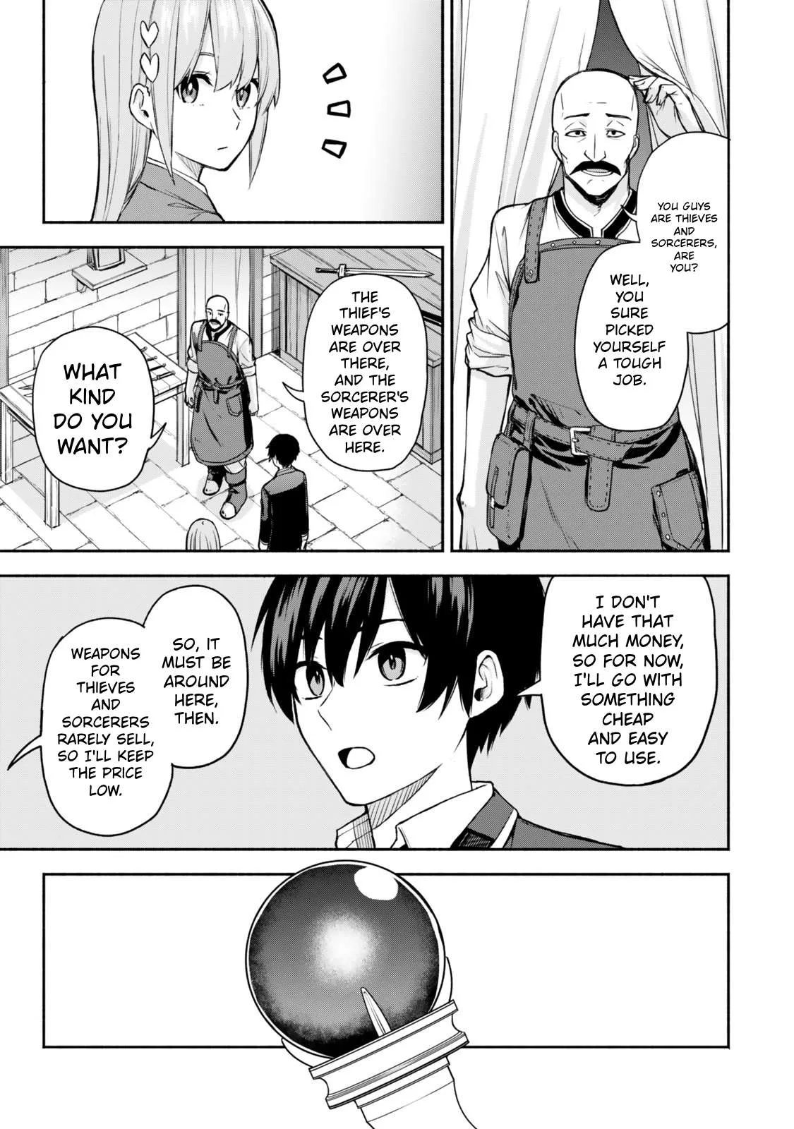 Tsuihou Sareta Teihen Shoku [Touzoku] wa Game Chishiki de Musousuru. Issho ni Shoukan Sareta Sensei mo Hazure Job Dattakedo Kouritsuteki ni Nariagarimasu Chapter 1 page 35