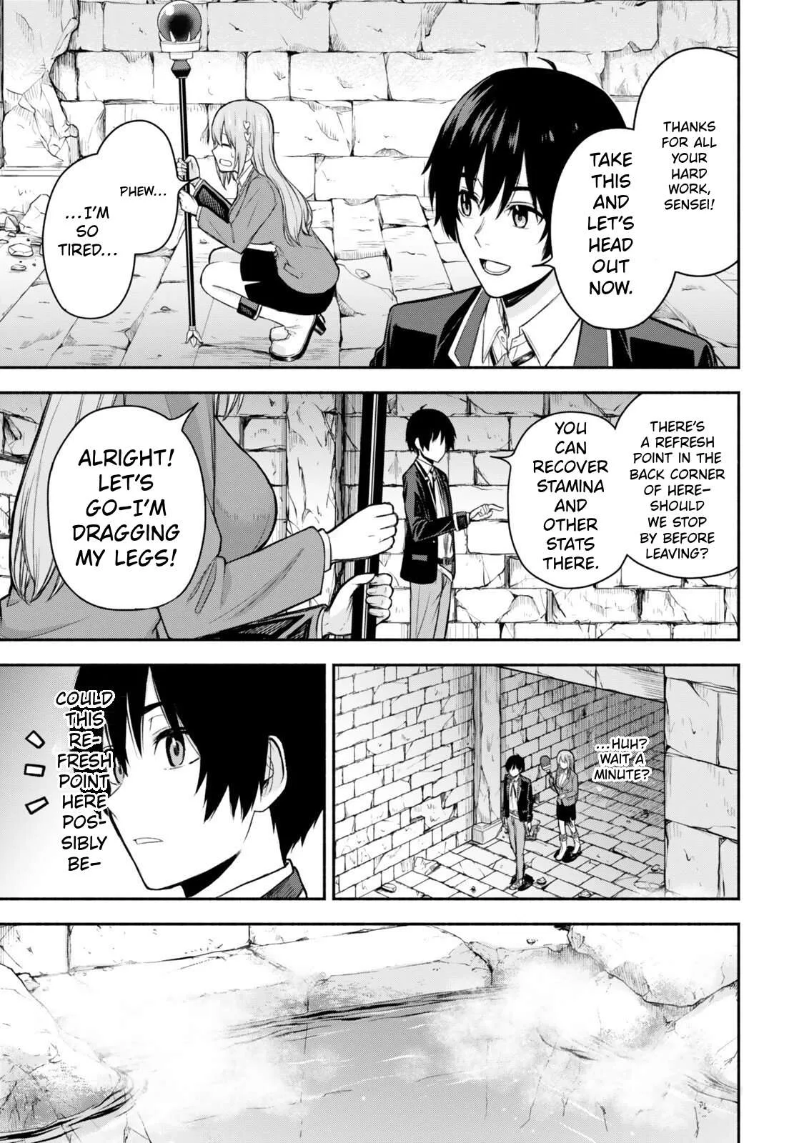 Tsuihou Sareta Teihen Shoku [Touzoku] wa Game Chishiki de Musousuru. Issho ni Shoukan Sareta Sensei mo Hazure Job Dattakedo Kouritsuteki ni Nariagarimasu Chapter 4 page 26