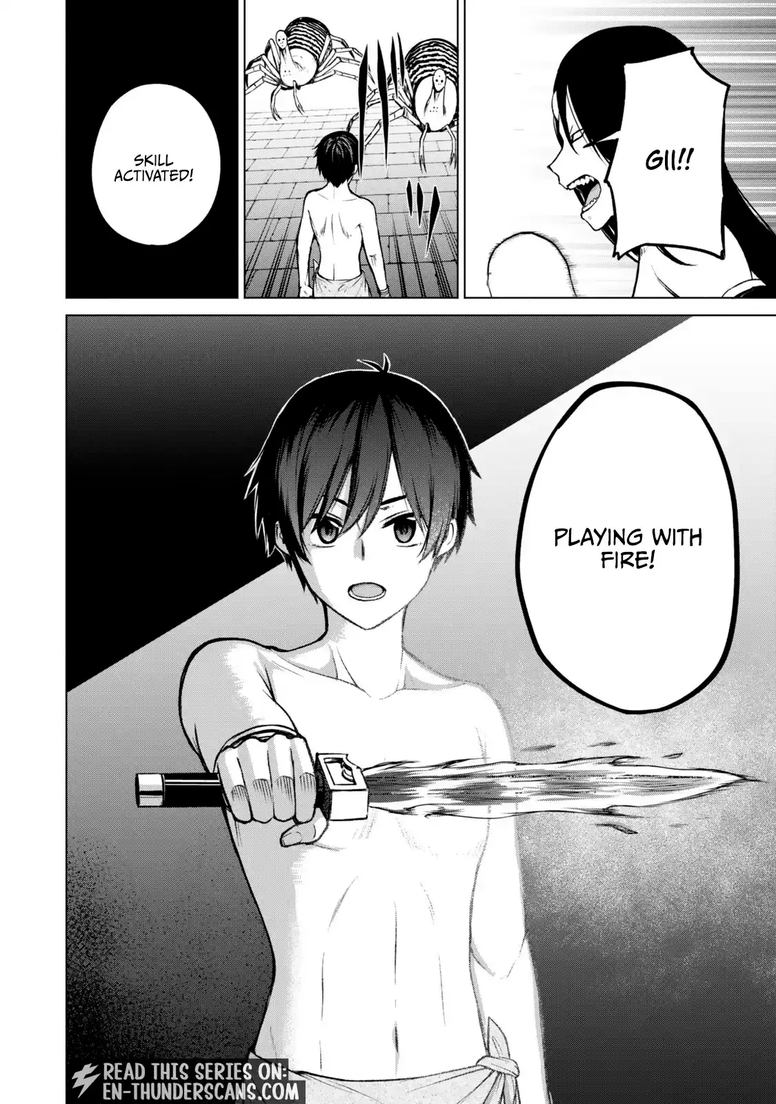 Tsuihou Sareta Teihen Shoku [Touzoku] wa Game Chishiki de Musousuru. Issho ni Shoukan Sareta Sensei mo Hazure Job Dattakedo Kouritsuteki ni Nariagarimasu Chapter 6 page 21