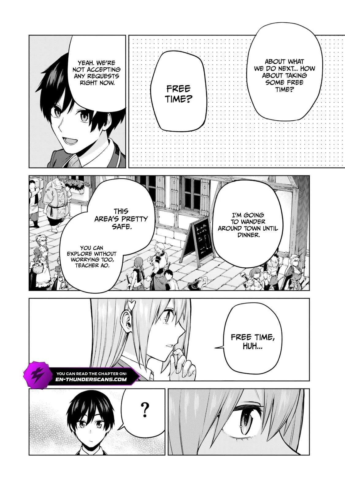 Tsuihou Sareta Teihen Shoku [Touzoku] wa Game Chishiki de Musousuru. Issho ni Shoukan Sareta Sensei mo Hazure Job Dattakedo Kouritsuteki ni Nariagarimasu Chapter 7.1 page 13