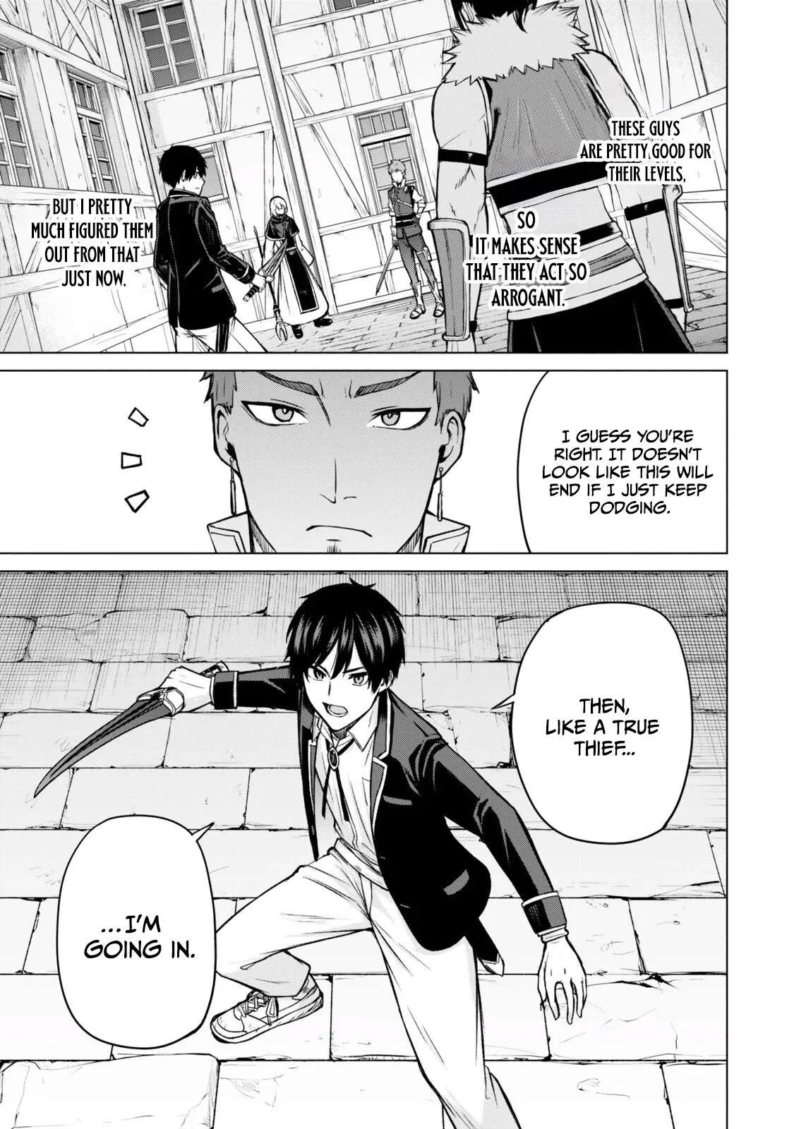 Tsuihou Sareta Teihen Shoku [Touzoku] wa Game Chishiki de Musousuru. Issho ni Shoukan Sareta Sensei mo Hazure Job Dattakedo Kouritsuteki ni Nariagarimasu Chapter 8.1 page 6