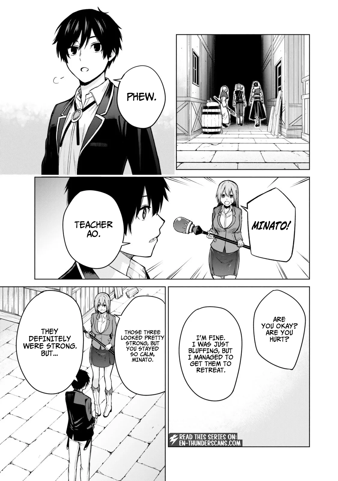 Tsuihou Sareta Teihen Shoku [Touzoku] wa Game Chishiki de Musousuru. Issho ni Shoukan Sareta Sensei mo Hazure Job Dattakedo Kouritsuteki ni Nariagarimasu Chapter 8.2 page 7