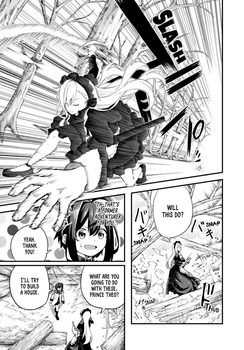 Tsuihou Sareta Tensei Ouji, "Auto Craft" Skill de Ryouchi o Bakusoku de Kaitakushi Saikyou no Mura o Tsukutte Shimau: Saikyou Crafting Skill de Hajimeru, Rakuraku Ryouchi Kaitaku Slow Life Chapter 1.2 page 3