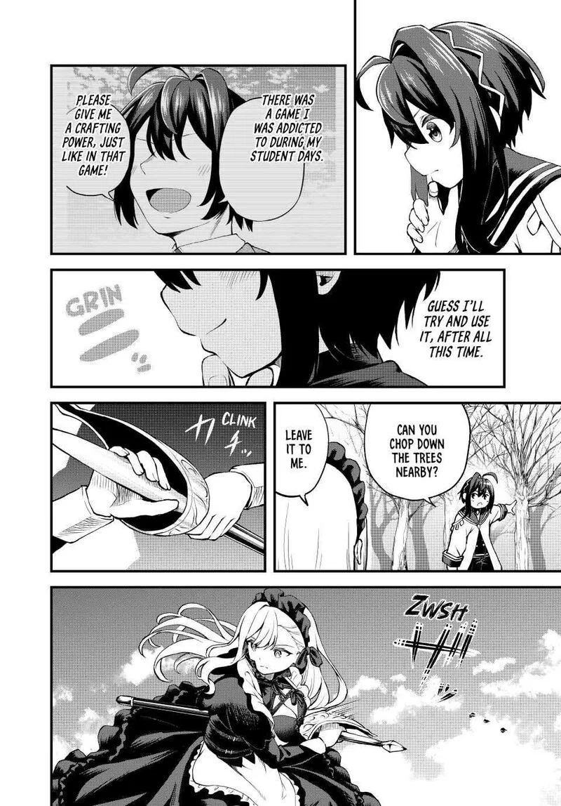 Tsuihou Sareta Tensei Ouji, "Auto Craft" Skill de Ryouchi o Bakusoku de Kaitakushi Saikyou no Mura o Tsukutte Shimau: Saikyou Crafting Skill de Hajimeru, Rakuraku Ryouchi Kaitaku Slow Life Chapter 1.2 page 2