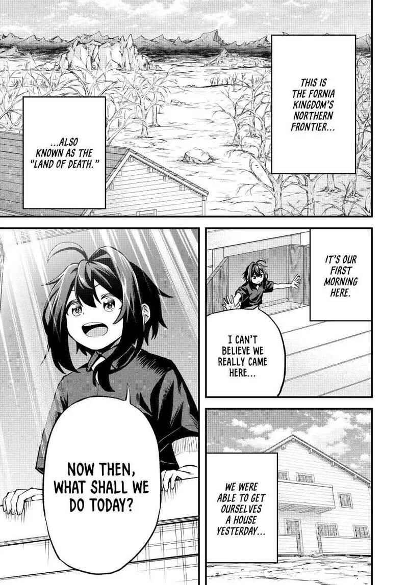 Tsuihou Sareta Tensei Ouji, "Auto Craft" Skill de Ryouchi o Bakusoku de Kaitakushi Saikyou no Mura o Tsukutte Shimau: Saikyou Crafting Skill de Hajimeru, Rakuraku Ryouchi Kaitaku Slow Life Chapter 2 page 1