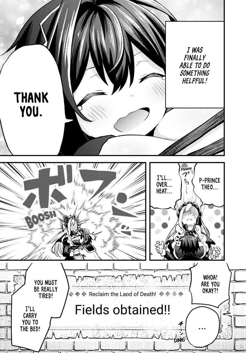 Tsuihou Sareta Tensei Ouji, "Auto Craft" Skill de Ryouchi o Bakusoku de Kaitakushi Saikyou no Mura o Tsukutte Shimau: Saikyou Crafting Skill de Hajimeru, Rakuraku Ryouchi Kaitaku Slow Life Chapter 2 page 35