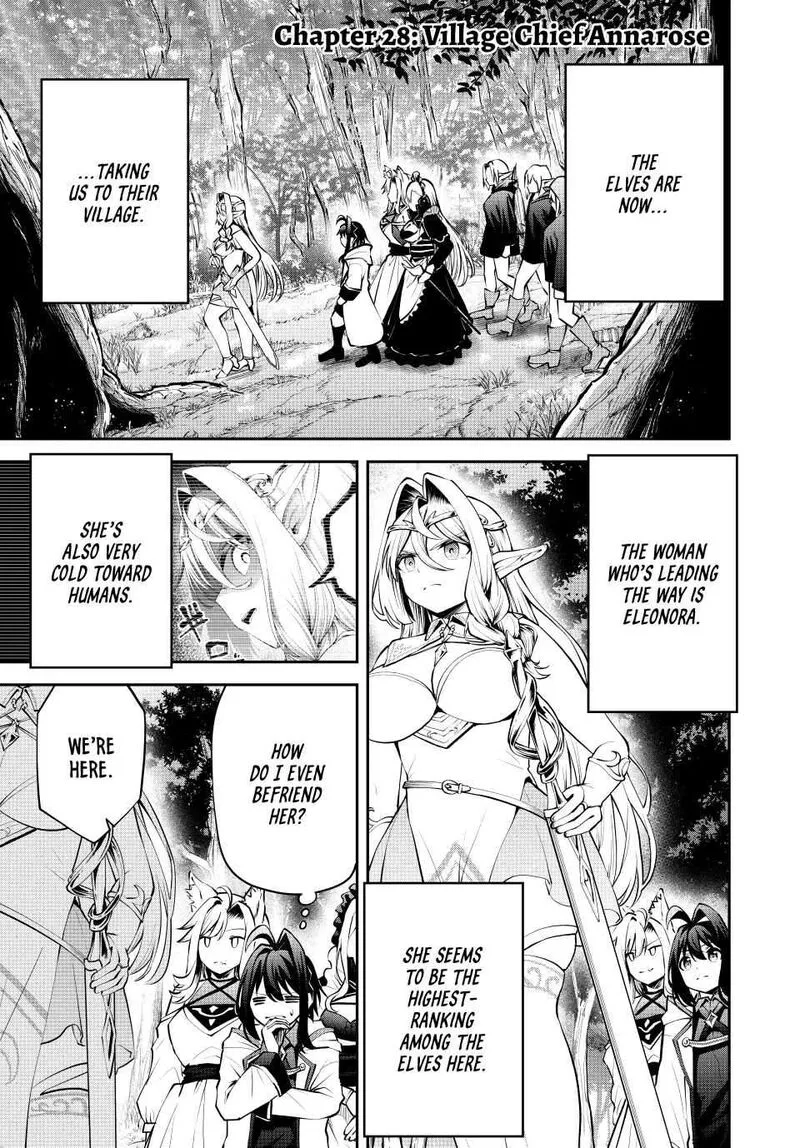 Tsuihou Sareta Tensei Ouji, "Auto Craft" Skill de Ryouchi o Bakusoku de Kaitakushi Saikyou no Mura o Tsukutte Shimau: Saikyou Crafting Skill de Hajimeru, Rakuraku Ryouchi Kaitaku Slow Life Chapter 28 page 1