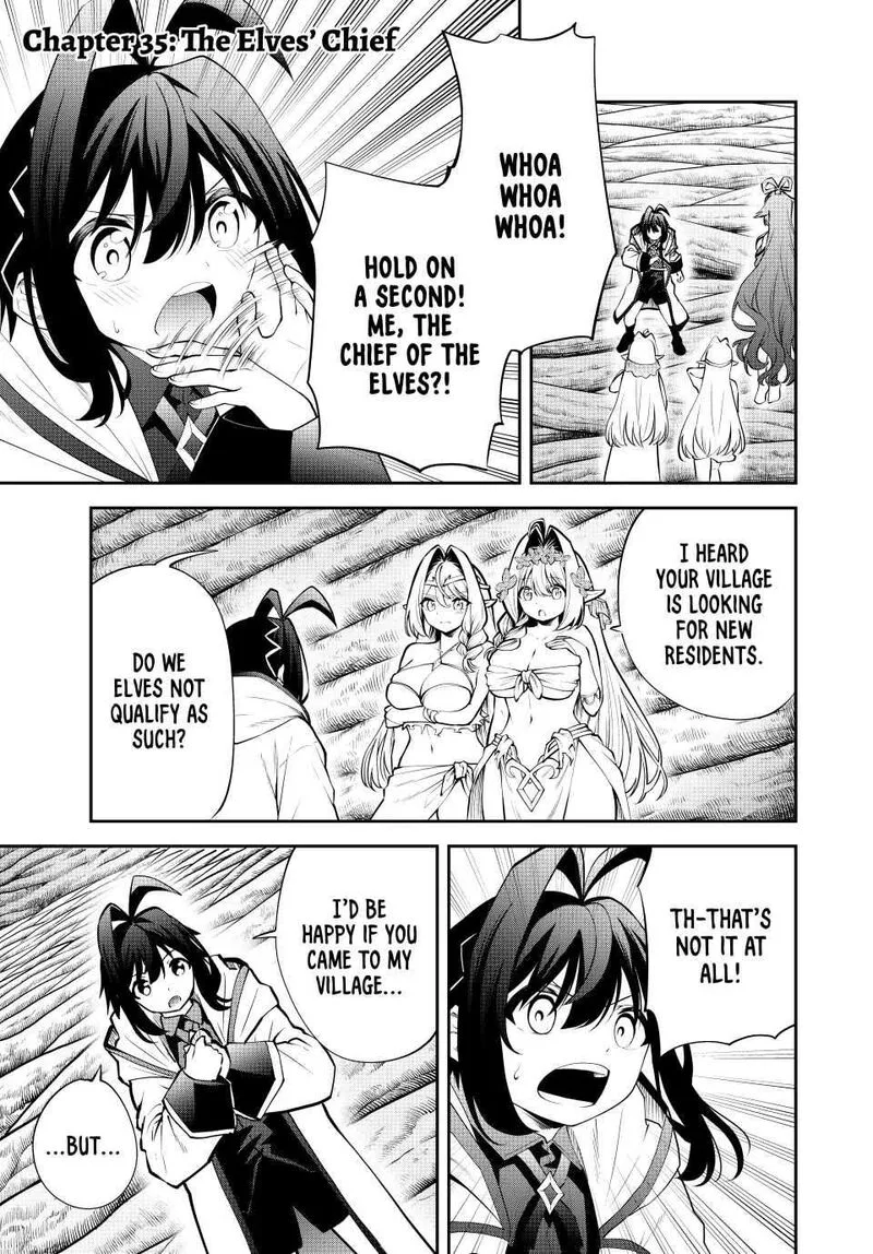 Tsuihou Sareta Tensei Ouji, "Auto Craft" Skill de Ryouchi o Bakusoku de Kaitakushi Saikyou no Mura o Tsukutte Shimau: Saikyou Crafting Skill de Hajimeru, Rakuraku Ryouchi Kaitaku Slow Life Chapter 35 page 1