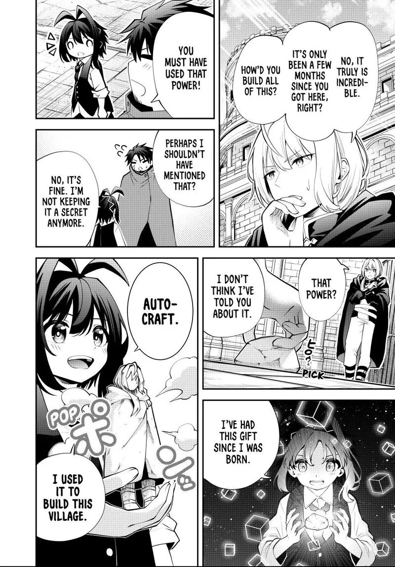 Tsuihou Sareta Tensei Ouji, "Auto Craft" Skill de Ryouchi o Bakusoku de Kaitakushi Saikyou no Mura o Tsukutte Shimau: Saikyou Crafting Skill de Hajimeru, Rakuraku Ryouchi Kaitaku Slow Life Chapter 47 page 6