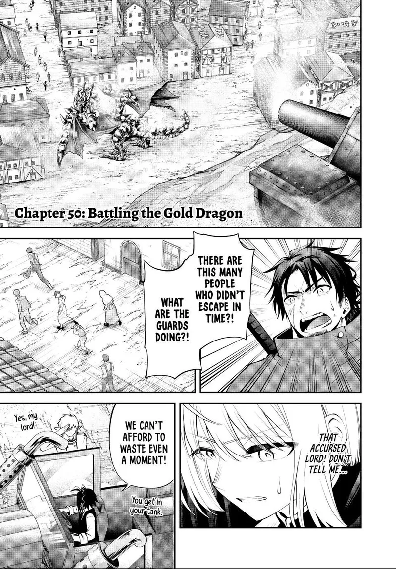 Tsuihou Sareta Tensei Ouji, "Auto Craft" Skill de Ryouchi o Bakusoku de Kaitakushi Saikyou no Mura o Tsukutte Shimau: Saikyou Crafting Skill de Hajimeru, Rakuraku Ryouchi Kaitaku Slow Life Chapter 50 page 1
