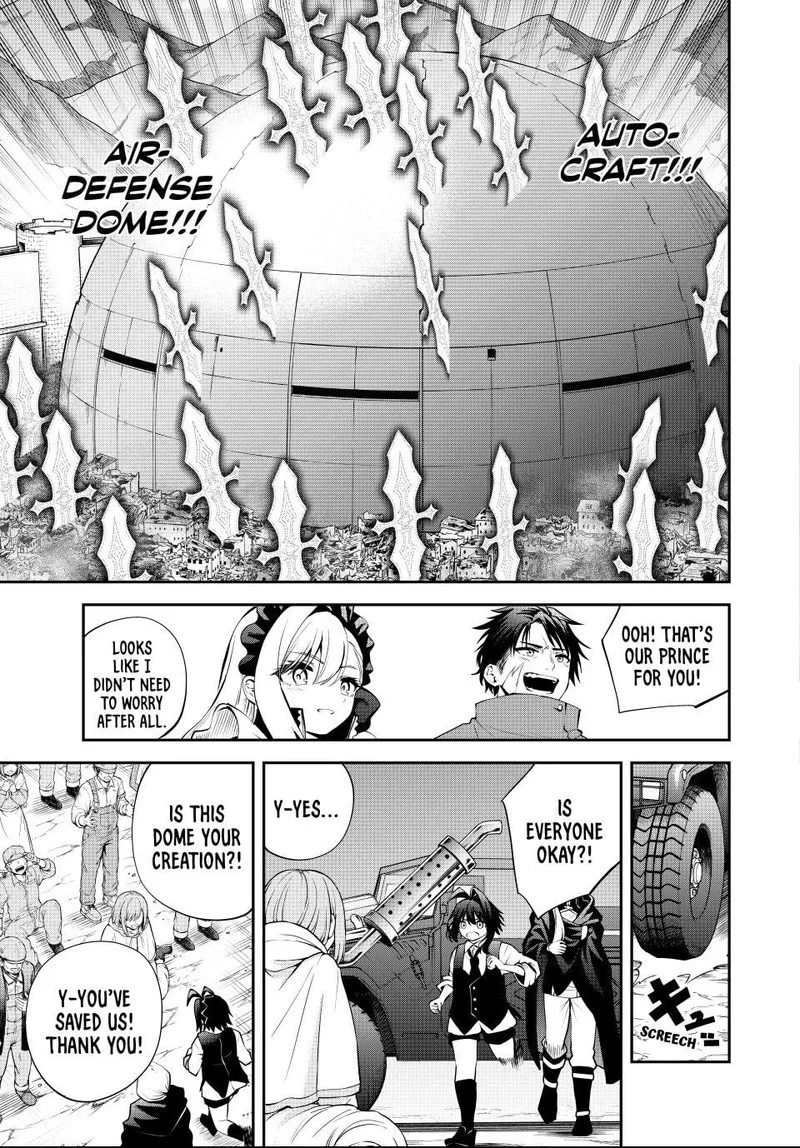 Tsuihou Sareta Tensei Ouji, "Auto Craft" Skill de Ryouchi o Bakusoku de Kaitakushi Saikyou no Mura o Tsukutte Shimau: Saikyou Crafting Skill de Hajimeru, Rakuraku Ryouchi Kaitaku Slow Life Chapter 50 page 11