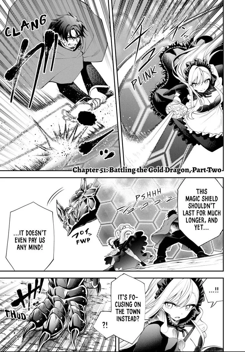 Tsuihou Sareta Tensei Ouji, "Auto Craft" Skill de Ryouchi o Bakusoku de Kaitakushi Saikyou no Mura o Tsukutte Shimau: Saikyou Crafting Skill de Hajimeru, Rakuraku Ryouchi Kaitaku Slow Life Chapter 51 page 1