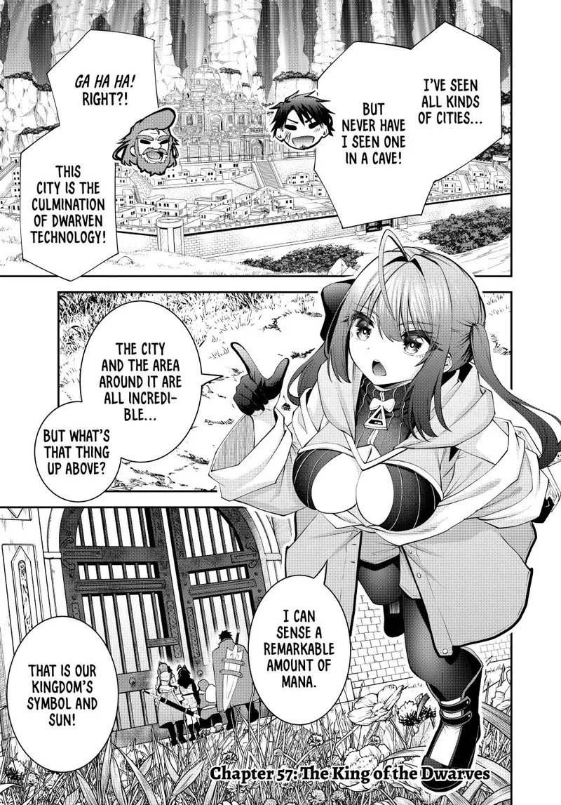 Tsuihou Sareta Tensei Ouji, "Auto Craft" Skill de Ryouchi o Bakusoku de Kaitakushi Saikyou no Mura o Tsukutte Shimau: Saikyou Crafting Skill de Hajimeru, Rakuraku Ryouchi Kaitaku Slow Life Chapter 57 page 1