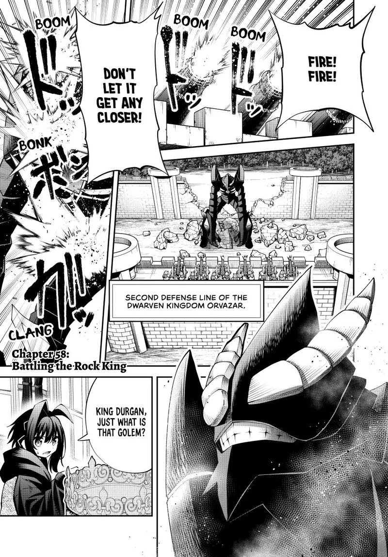 Tsuihou Sareta Tensei Ouji, "Auto Craft" Skill de Ryouchi o Bakusoku de Kaitakushi Saikyou no Mura o Tsukutte Shimau: Saikyou Crafting Skill de Hajimeru, Rakuraku Ryouchi Kaitaku Slow Life Chapter 58 page 1
