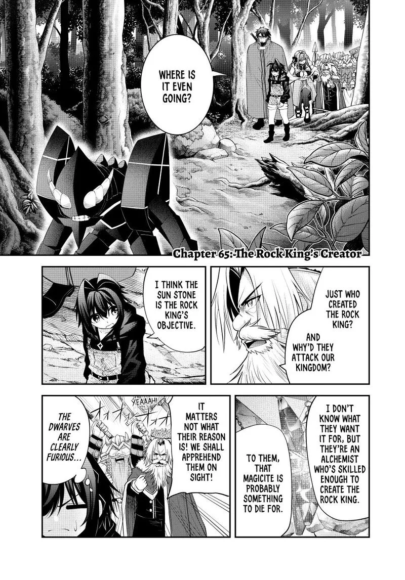 Tsuihou Sareta Tensei Ouji, "Auto Craft" Skill de Ryouchi o Bakusoku de Kaitakushi Saikyou no Mura o Tsukutte Shimau: Saikyou Crafting Skill de Hajimeru, Rakuraku Ryouchi Kaitaku Slow Life Chapter 65 page 1