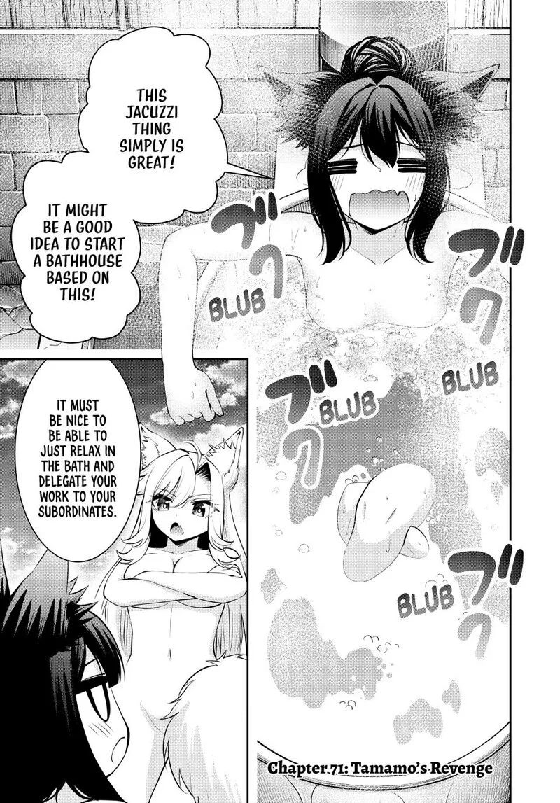 Tsuihou Sareta Tensei Ouji, "Auto Craft" Skill de Ryouchi o Bakusoku de Kaitakushi Saikyou no Mura o Tsukutte Shimau: Saikyou Crafting Skill de Hajimeru, Rakuraku Ryouchi Kaitaku Slow Life Chapter 71 page 1