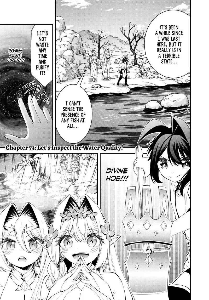 Tsuihou Sareta Tensei Ouji, "Auto Craft" Skill de Ryouchi o Bakusoku de Kaitakushi Saikyou no Mura o Tsukutte Shimau: Saikyou Crafting Skill de Hajimeru, Rakuraku Ryouchi Kaitaku Slow Life Chapter 73 page 1
