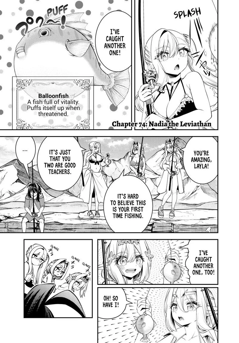 Tsuihou Sareta Tensei Ouji, "Auto Craft" Skill de Ryouchi o Bakusoku de Kaitakushi Saikyou no Mura o Tsukutte Shimau: Saikyou Crafting Skill de Hajimeru, Rakuraku Ryouchi Kaitaku Slow Life Chapter 74 page 1