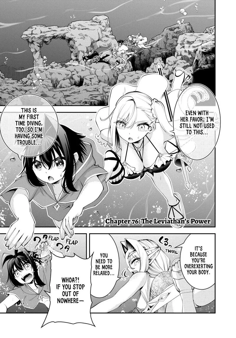 Tsuihou Sareta Tensei Ouji, "Auto Craft" Skill de Ryouchi o Bakusoku de Kaitakushi Saikyou no Mura o Tsukutte Shimau: Saikyou Crafting Skill de Hajimeru, Rakuraku Ryouchi Kaitaku Slow Life Chapter 76 page 1