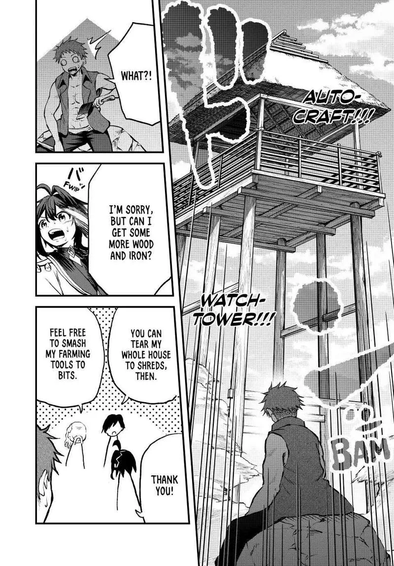 Tsuihou Sareta Tensei Ouji, "Auto Craft" Skill de Ryouchi o Bakusoku de Kaitakushi Saikyou no Mura o Tsukutte Shimau: Saikyou Crafting Skill de Hajimeru, Rakuraku Ryouchi Kaitaku Slow Life Chapter 8 page 10